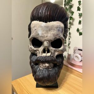 3D Printed Bearded Skull